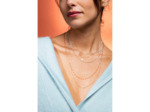 Collier Gigi Clozeau Classique en or jaune et résine aqua, 42cm