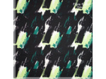 Fibre Mood - Tissu Gabardine Stretch de Coton Imprimé "Livia" Vert et Noir