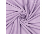Fibre Mood - Tissu Jacquard Rayures en Viscose et Lin "Malia" Uni Violet - coupon 1,4 m