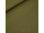 See You at Six - Tissu French Terry Coton 3 fils Uni Couleur Vert Mousse de Tourbe