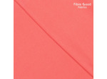 Fibre Mood - Tissu Jersey Bord-Cotes Uni Couleur Rouge Pale
