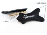 Le Poupoupidou® | La pince à jupe magnétique pour le vélo