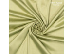 Fibre Mood - Tissu Satin "Eden" Uni Couleur Citron Vert