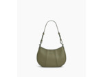 Petit sac demi-lune Juliette en cuir grainé