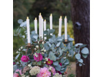 Bougie Chandelle Led Rétro avec des coulures de cire
