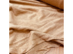 Sélection Coup de coudre - Tissu Jersey de Lin et Viscose Uni Caramel