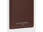 Porte cartes vertical Emile en cuir signature T