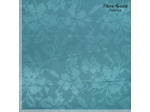 Fibre Mood - Tissu Jacquard de Viscose Satiné "Risa" Couleur Bleu Canard à Motif Fleurs