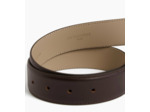 Ceinture homme avec boucle rectangle en cuir lisse