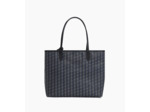 Grand sac cabas horizontal Camille en toile enduite