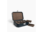 Coffret 6 montres et boutons de manchettes en cuir