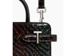 Petit sac à main Emilie en cuir effet python
