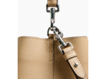 Sac seau Louise en cuir grainé