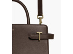 Sac à main moyen modèle Emilie en cuir grainé