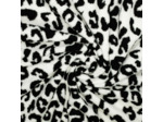 Sélection Coup de Coudre - Tissu Maille Sherpa à Motif Léopard Noir Et Blanc
