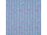 Poppy - Double Gaze Matelassée Réversible – Motif Floral Bleu Lavande & Envers Turquoise
