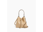 Sac seau Louise en cuir grainé