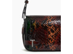 Petit sac bandoulière Simone en cuir effet python