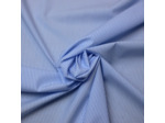 Sélection Coup de coudre - Coton chemise fil à fil – Rayures fines bleu clair et blanches