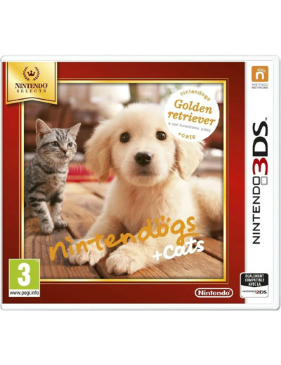 Jeu 3ds Nintendo Nintendogs Cats Golden