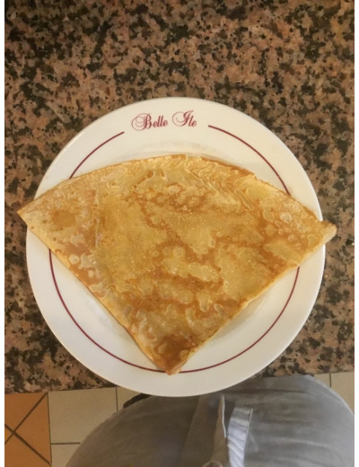 Crêpe miel citron