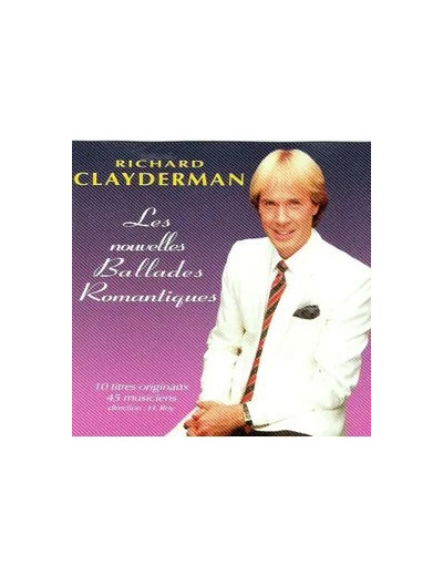 Cd Richard Clayderman - Les Nouvelles Ballades Romantiques (1994)