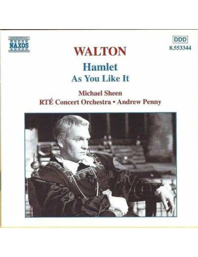 Cd Sir William Walton – Michael Sheen, RTÉ Concert Orchestra, Andrew Penny - Hamlet - As You Like It (1999)