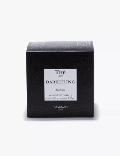 Thé noir Darjeeling 50 sachets Cristal