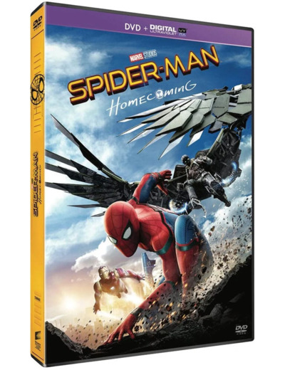 Dvd Spider - Man : Homecoming - DVD + Digital UltraViolet + Comic Book