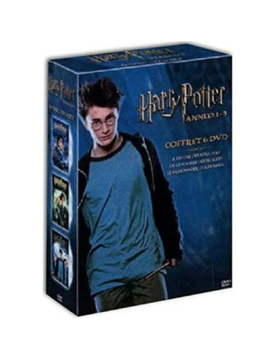 Dvd Coffret Harry Potter 6 DVD : Harry Potter à l'Ecole des Sorciers / Harry Potter et la chambre des secrets / Harry Potter et le prisonnier d'Azkaban