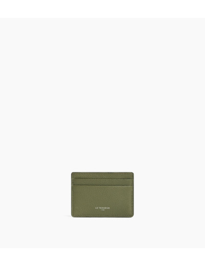 Porte cartes Emile en cuir grainé