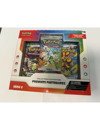 Coffret Premiers partenaires Série 2 Pokémon Collection illustration