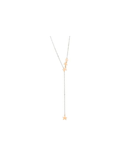 Collier Dodo Stellina en or rose, 50 cm