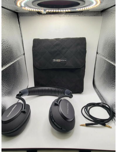 Bowers & Wilkins PX - Écouteurs avec micro - circum - aural - Bluetooth - sans fil - Suppresseur de bruit actif - USB, jack 3,5mm - gris sidéral