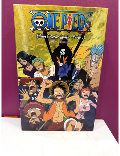 Dvd One Piece - Intégrale Partie 3 - Édition Collector Limitée A4