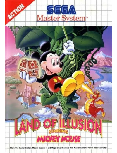 Jeu Sega Master System Land Of Illusion