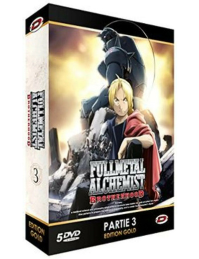 Dvd Fullmetal Alchemist : Brotherhood - Partie 3 - Edition Gold (5 DVD)