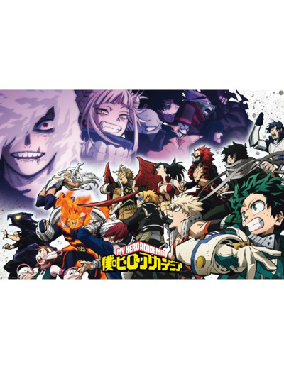 [POSTER] MY HERO ACADEMIA - Poster Maxi 91,5x61 - Héros vs Vilains