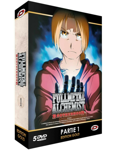 Dvd Fullmetal Alchemist : Brotherhood - Partie 1 - Edition Gold (5 DVD + Livret)