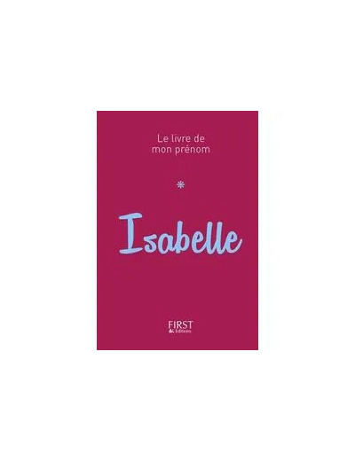 Livre Isabelle
