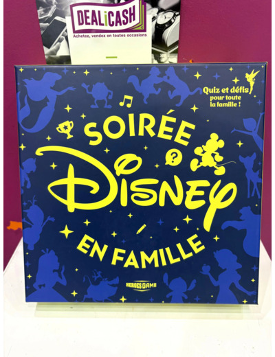 Coffret jeu Soirée Disney en famille