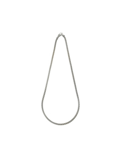 Collier Chimento Melograno en or gris et diamant, 50cm