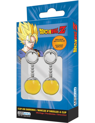 DRAGON BALL - Set de 2 boucles d'oreilles Potalas fusion