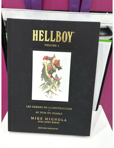 Livre Hellboy - Album - Les Germes de la destruction & Au nom du diable - Edition de luxe