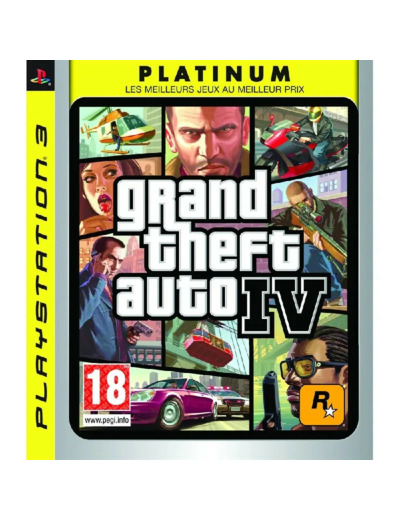Jeu Ps3 Grand Theft Auto Iv (4) Platinum