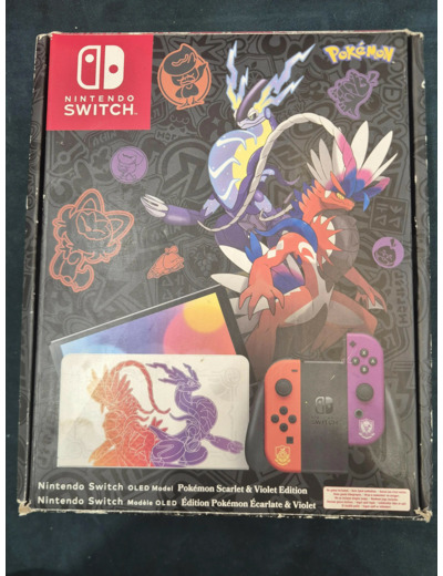 Console Nintendo Switch OLED Pokemon Ecarlate et Violet