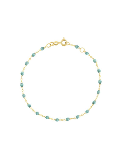 Bracelet Gigi Clozeau Classique en or jaune et résine glacier, 19cm
