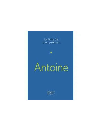 Livre Antoine