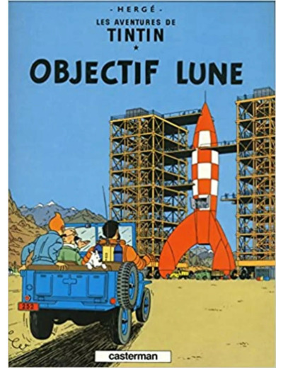 Livre Les Aventures de Tintin 16: Objectif lune