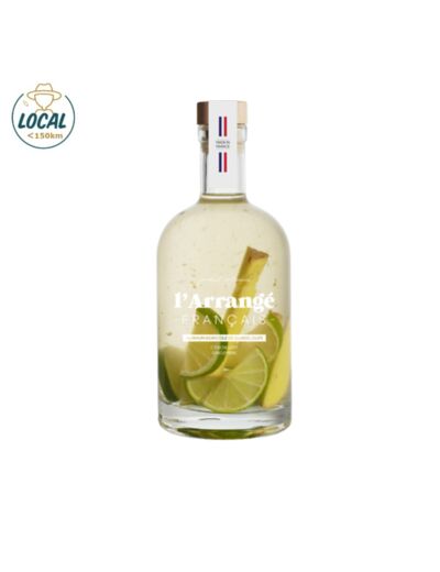 Rhum arrangé Citron vert Gingembre - 70cl